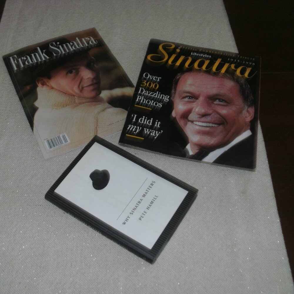 COLLECTION Book HC Why Sinatra Matters + Tribute Magazine TV Guide & LIfestyles